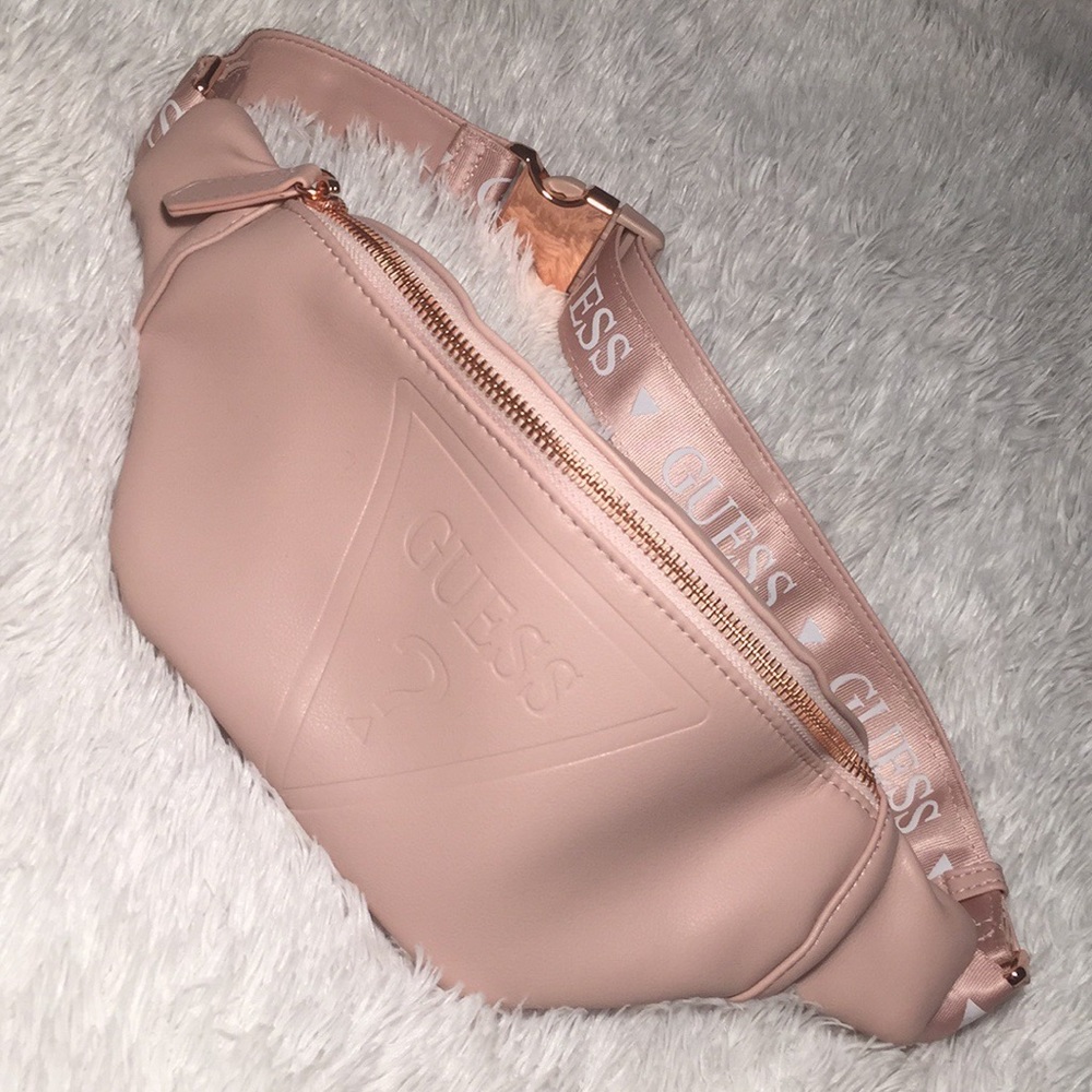 GUESS Factory Fanny Pack in pink